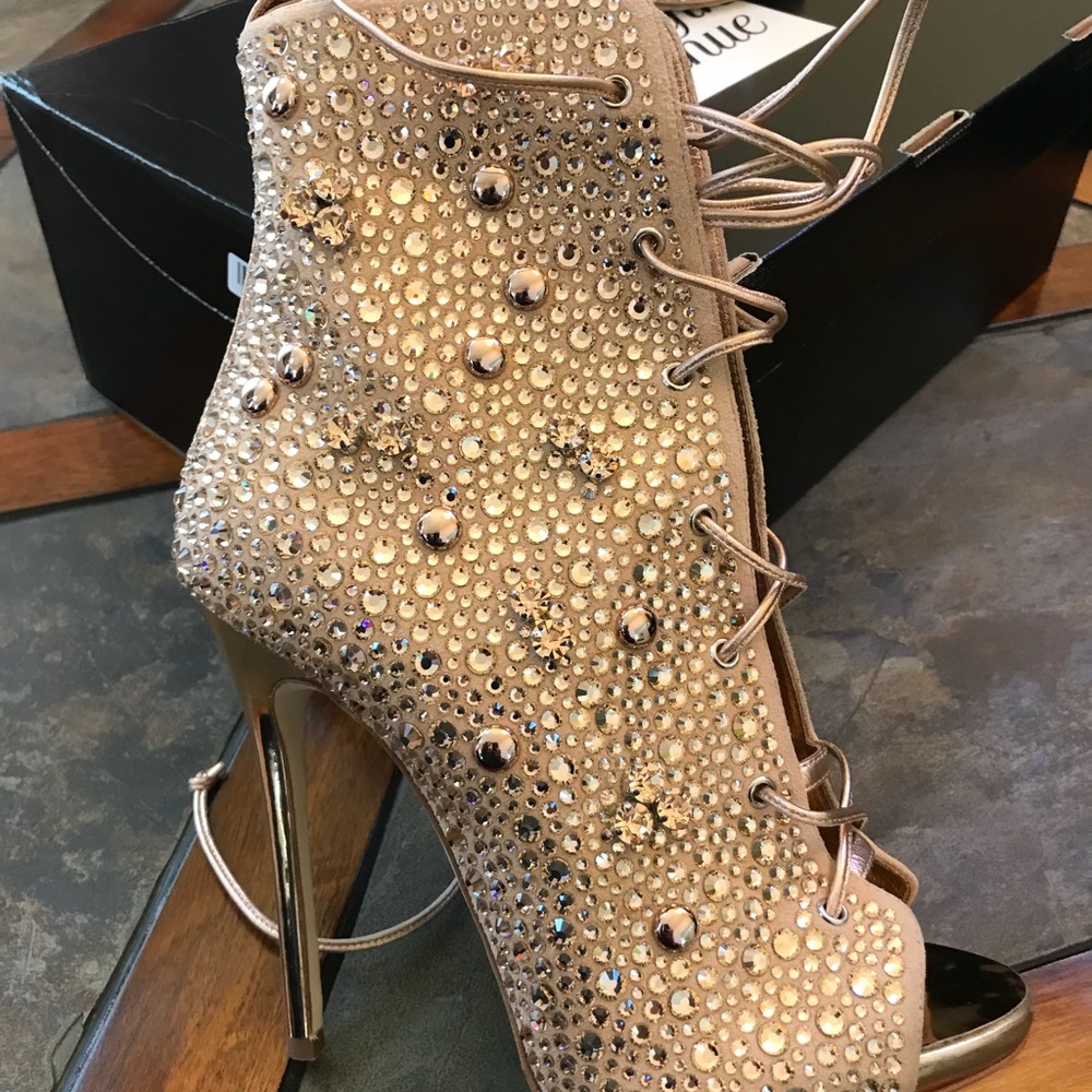 ❌Sold❌Giuseppe Zanotti crystal-embellished lace up - Picture 6 of 7